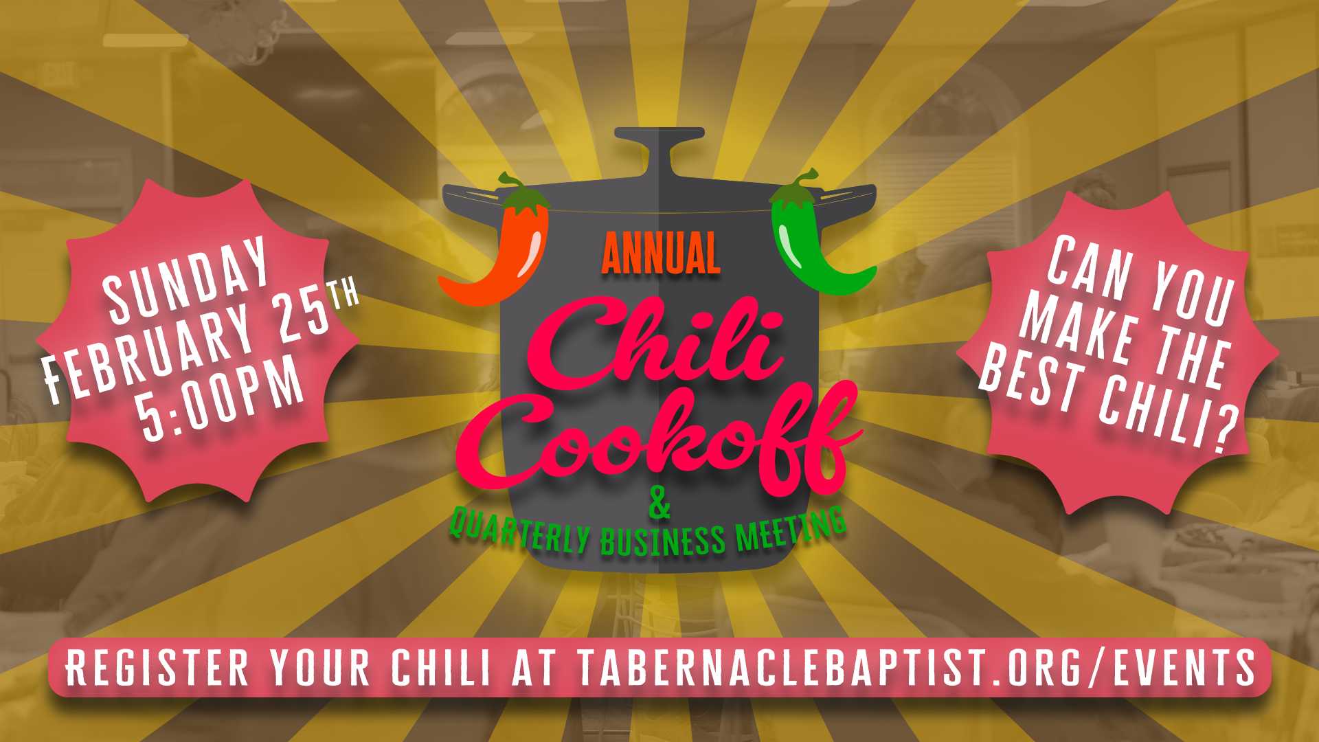 Chili Cook off and Quarterly Business Meeting